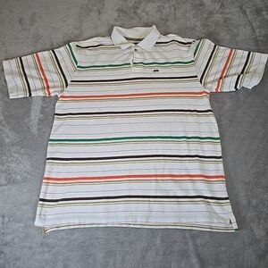 Vintage Ecko Unltd Polo Shirt Mens XL Multi-Color Short Sleeve Knit Y2K‎ Hip Hop